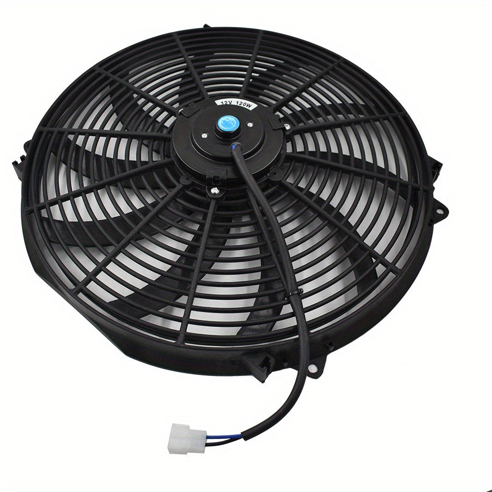 16" Inch Electric Thermo Fan & Thermostat Relay 3000 CFM 12V Cooling