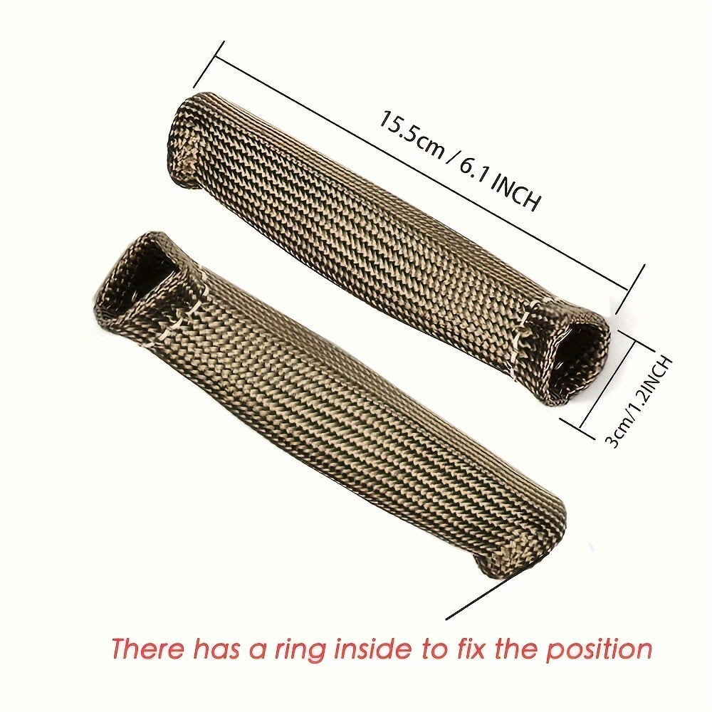 8 Pack of Spark Plug Boot Heat Sleeves 6" x 1" Heat Resistant Wire Protector