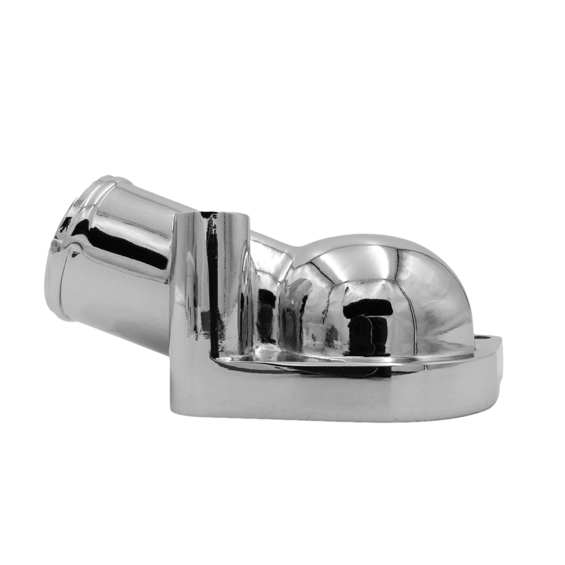 GASO Thermostat Housing Late SBC BBC Chrome Die-cast 1966–1975 Chevrolet V8