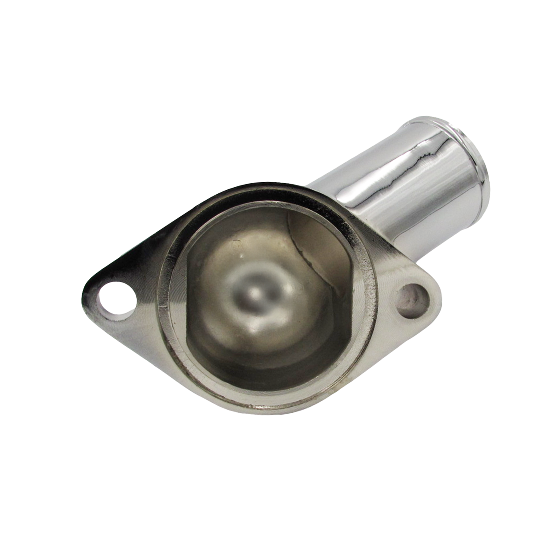 GASO Thermostat Housing Late SBC BBC Chrome Die-cast 1966–1975 Chevrolet V8