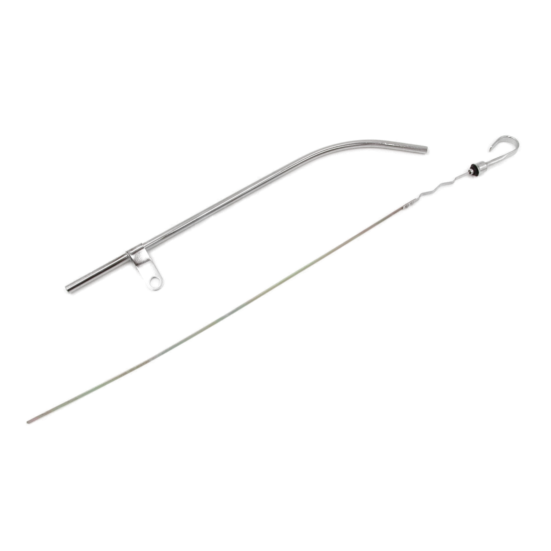 GASO Chrome Engine Oil Dipstick & Tube Small Block Chev 1980-1985 Late SBC