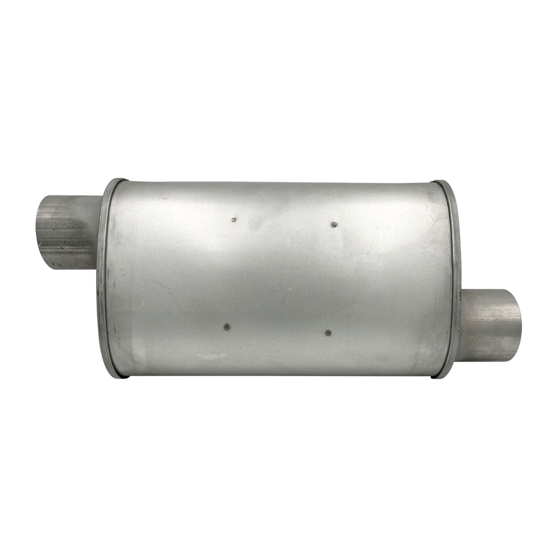 GASO Oval Muffler 3" Inch ID Offset/Offset 9" x 5" x 14" - Straight through (Chambered)