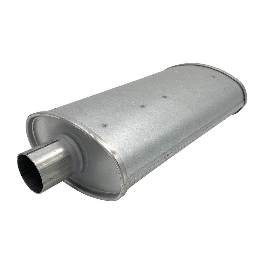 GASO Holden HQ-HZ Oval Muffler 2" Inch ID Centre/Centre 8" x 4" x 14" - Baffled