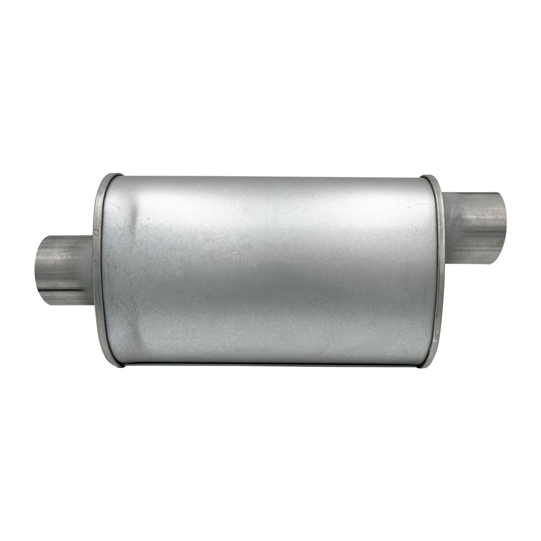 GASO Oval Muffler 3" Inch ID Offset/Centre 9" x 5" x 14" - Straight Through