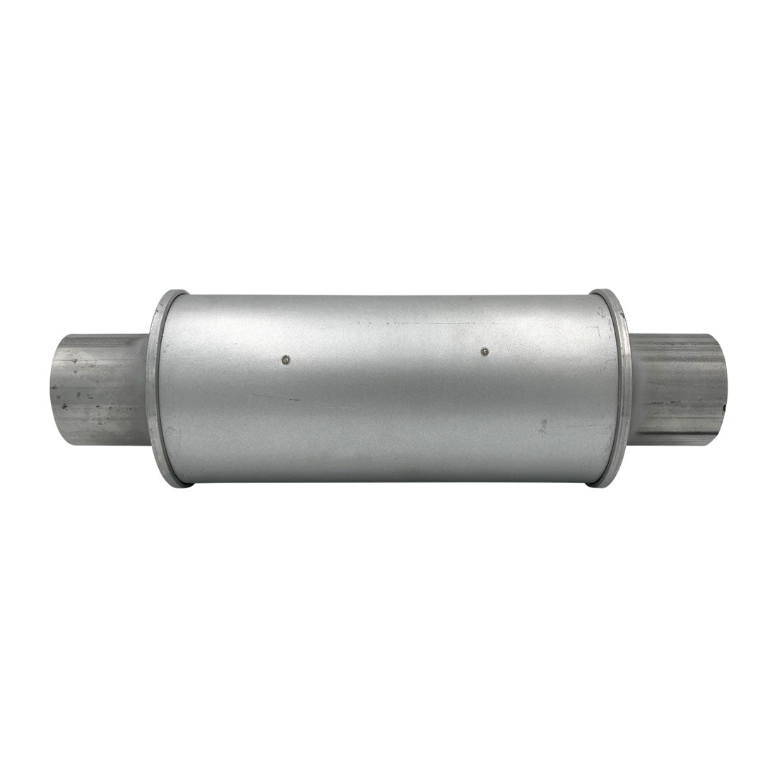 GASO Round Muffler 3" Inch ID Centre/Centre 5" Diam x 12" - Straight Through Chambered