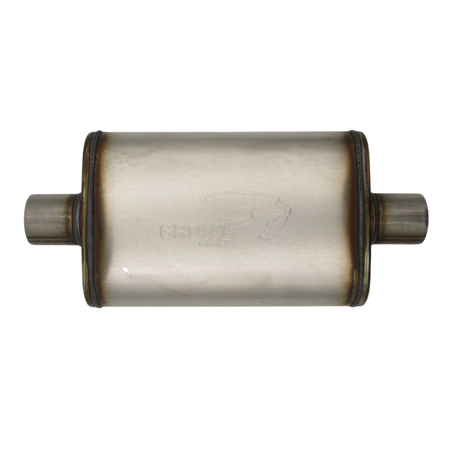 Performance 2.5" Sports Muffler Centre/Centre 409 Stainless Steel