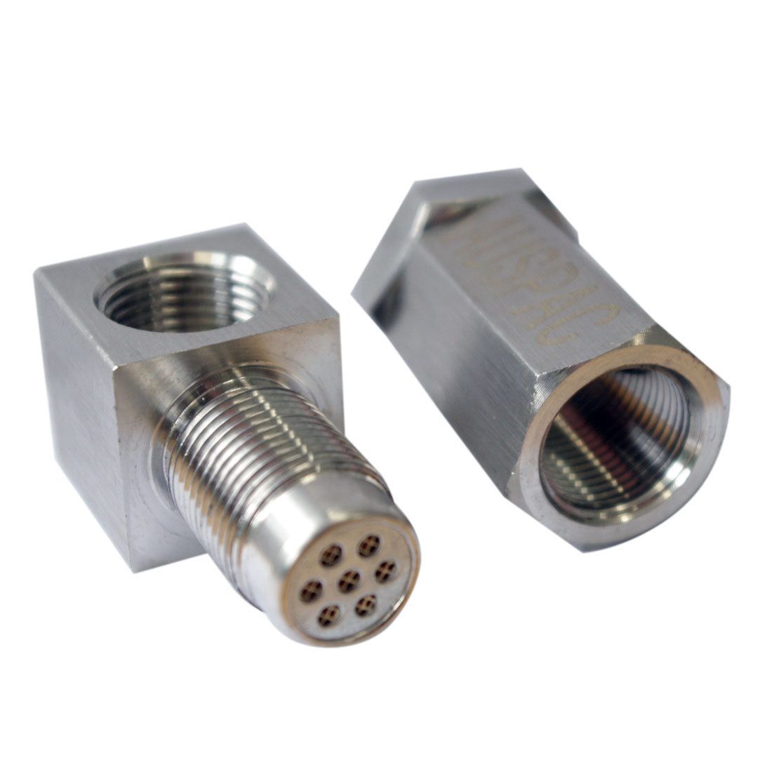 O2 Oxygen Sensor Spacer Adapter CEL Fix, M18 x 1.5 Threaded Extender 90 Degree