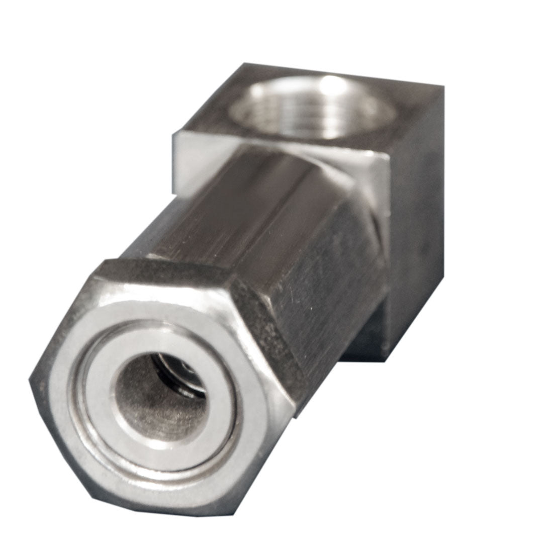 O2 Oxygen Sensor Spacer Adapter CEL Fix, M18 x 1.5 Threaded Extender 90 Degree