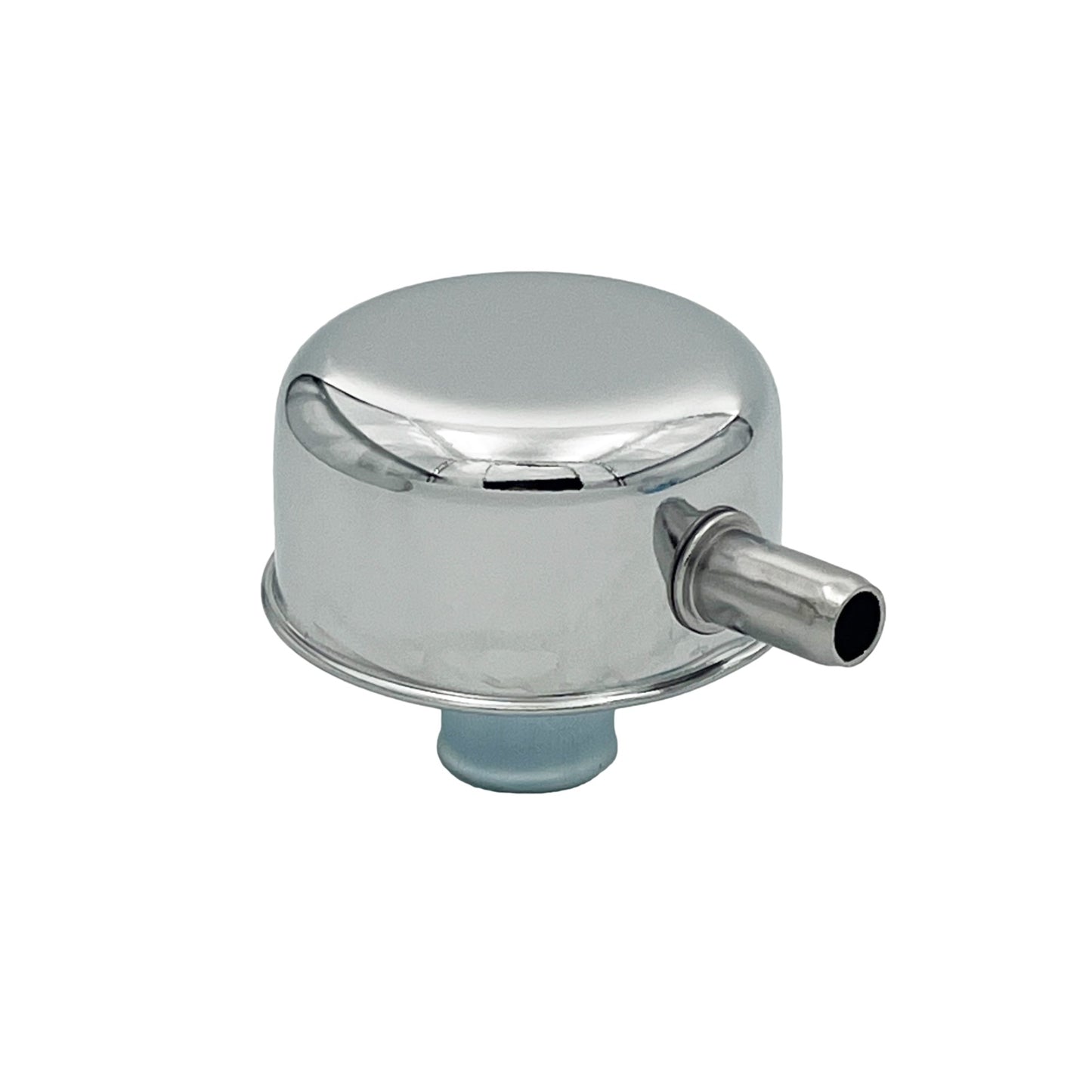 GASO Chrome Breather Cap with Hose Barb 1" Neck