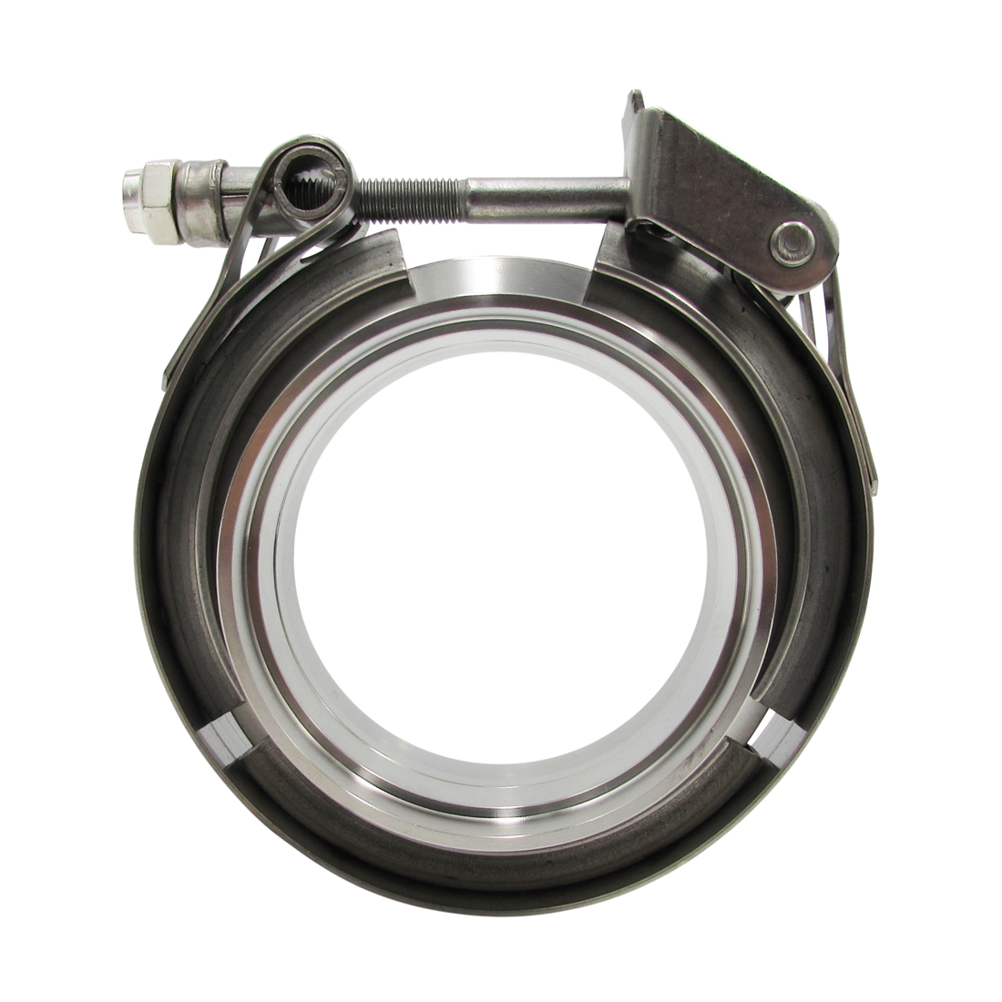 3" (76mm) Quick Release Exhaust V Band Turbo Clamp Flange Kit - 304 Stainless Steel