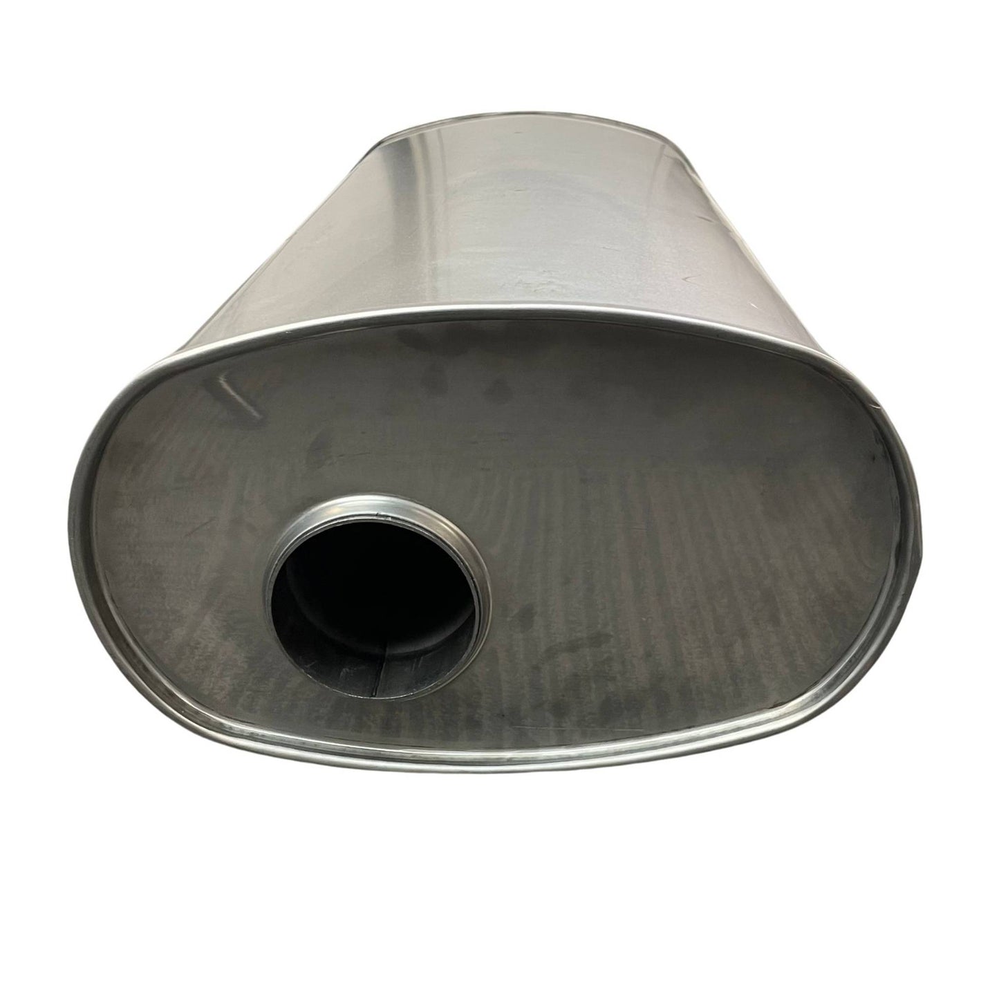 3" Performance Muffler Offset/Centre - 12" x 8" Oval, 28" Long, 304 SS