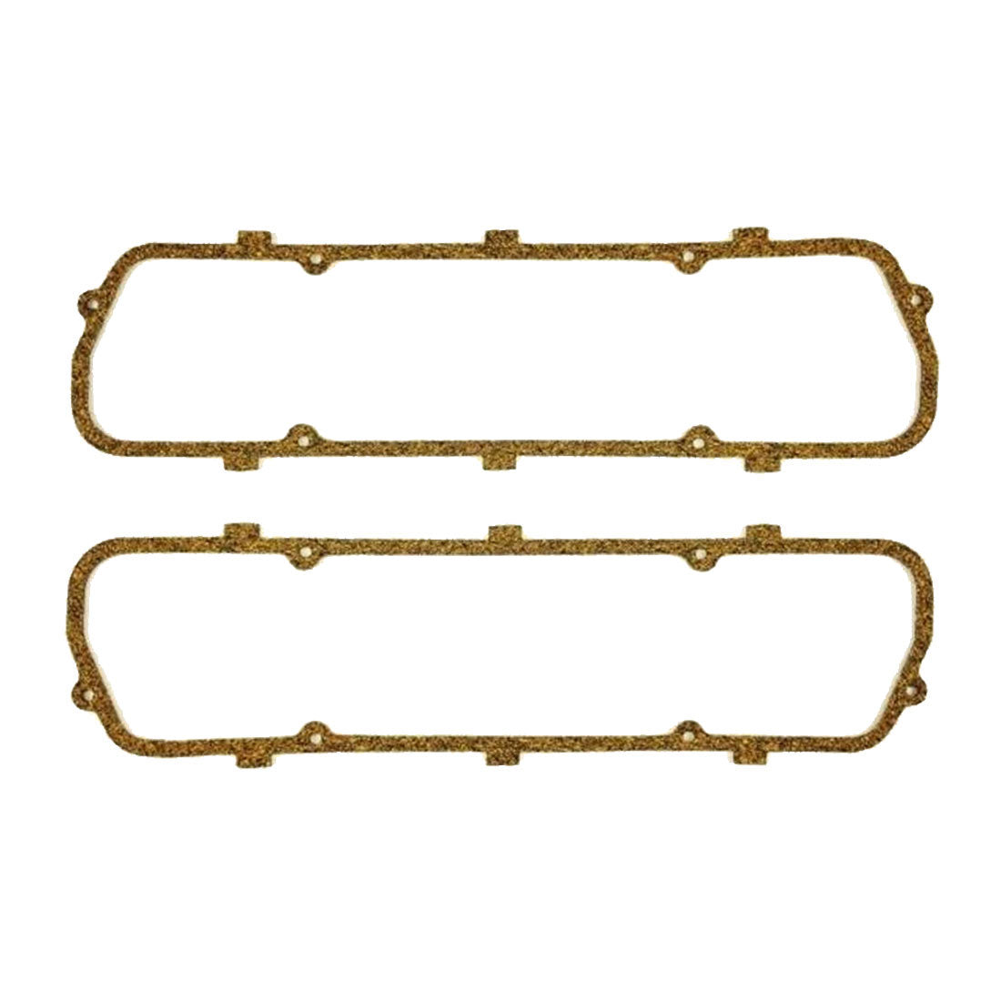 GASO Chrome Valve Covers Holden V8 253 308 & JN057 Cork Gaskets