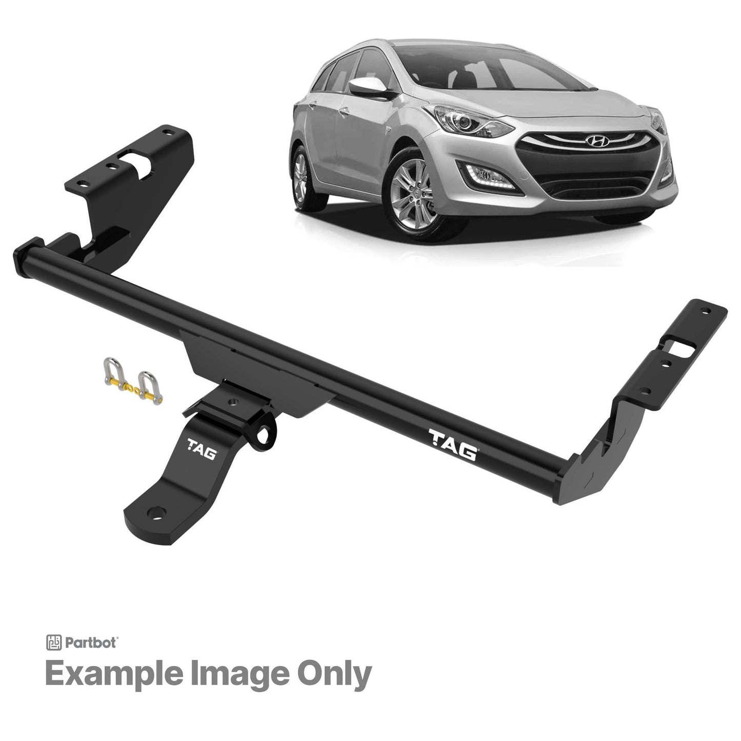 TAG Towbar Standard Duty for Hyundai i30 (10/2007 - 2012), Hyundai Elantra (08/2006 - 06/2011)
