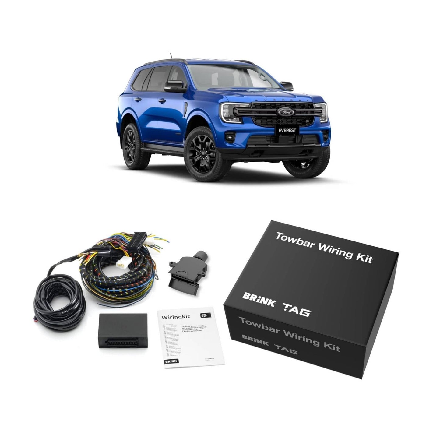 TAG Heavy Duty Towbar & Direct Fit Wiring for Next-Gen Ford Everest (06/2022 - 10/2024)