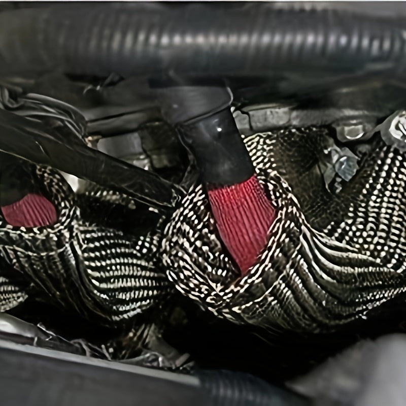 8 Pack of Spark Plug Boot Heat Sleeves 6" x 1" Heat Resistant Wire Protector