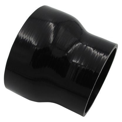 GASO Straight Reducer 4.5" to 3.5" (114-89mm) Silicone Hose Black