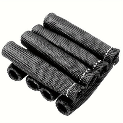 8 Pack of Spark Plug Boot Heat Sleeves 6" x 1" Heat Resistant Wire Protector