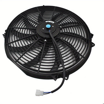 16" Inch Electric Thermo Fan & Thermostat Relay 3000 CFM 12V Cooling
