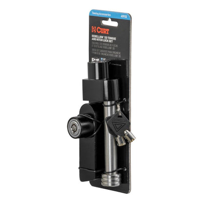 CURT Rebellion XD Tongue And Hitch Lock Set