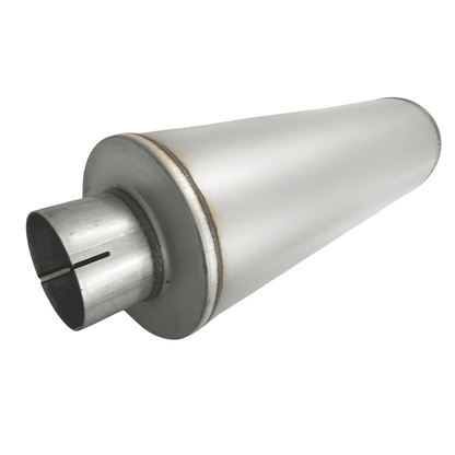 5" Inlet/Outlet Truck Muffler – 409 Stainless Steel, 10" Round x 44" Body