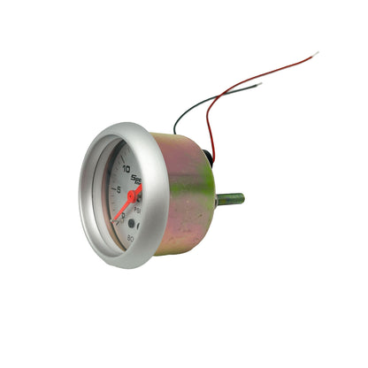 Speco Mechanical Diesel Turbo Boost Gauge 0-30psi 52mm 2" Silver White Face