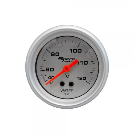 Speco Mechanical 2" Water Temperature Gauge & Sender 40°C to 120°C Silver 533-23