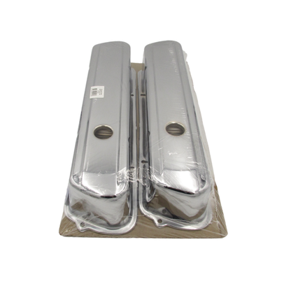 Speco Chrome Valve Covers Holden V8  253 308 Smooth 3.5" High & Gaskets 551932 & 811372R