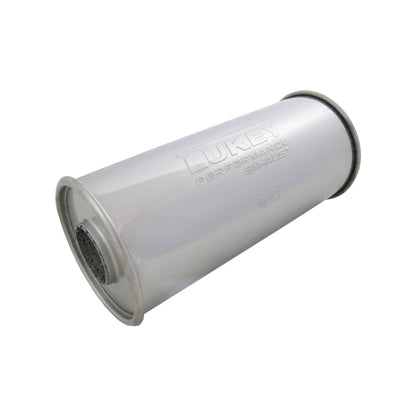 2" Performance Lukey Resonator - 5" Round, 12" Long, 430 SS