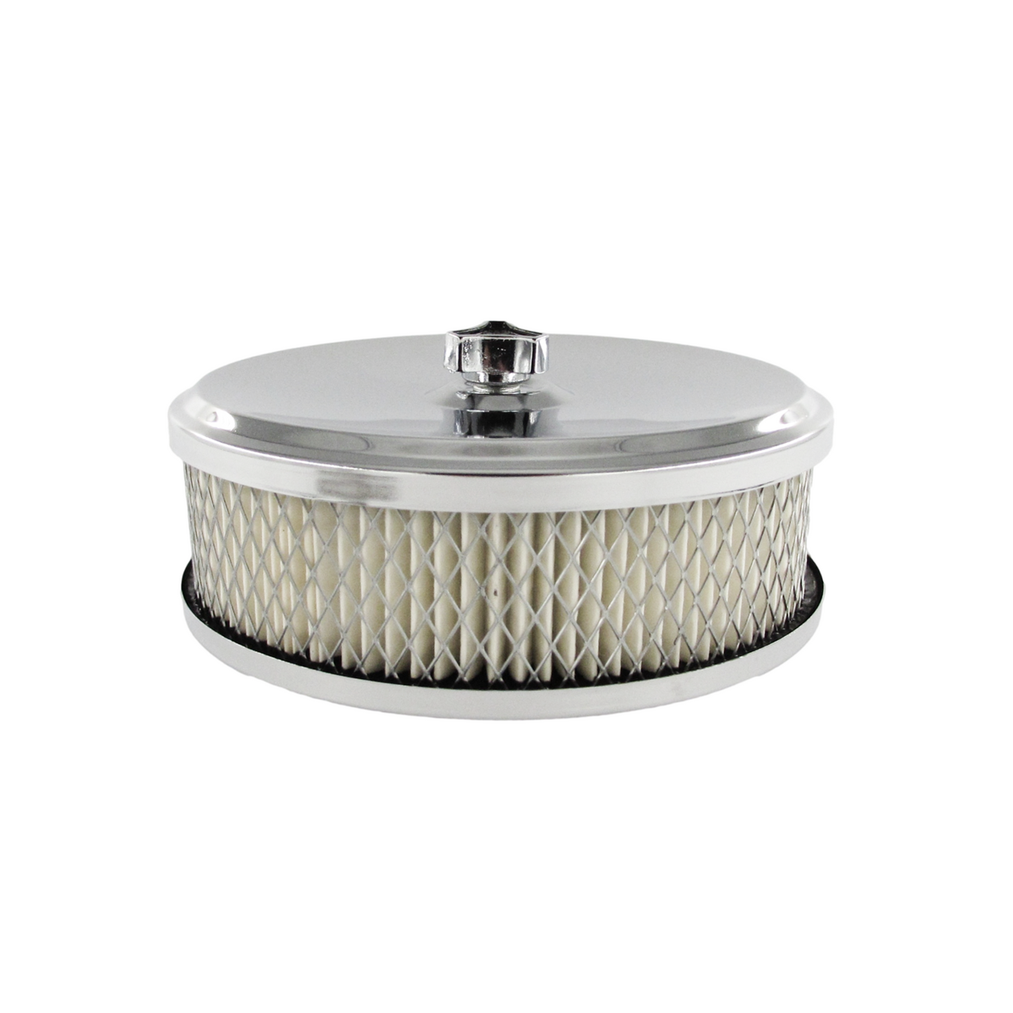 Speco 6-3/8" x 2" Inch Chrome Air Cleaner with 2-5/16" Neck suit Stromberg Carburettor Holden 6