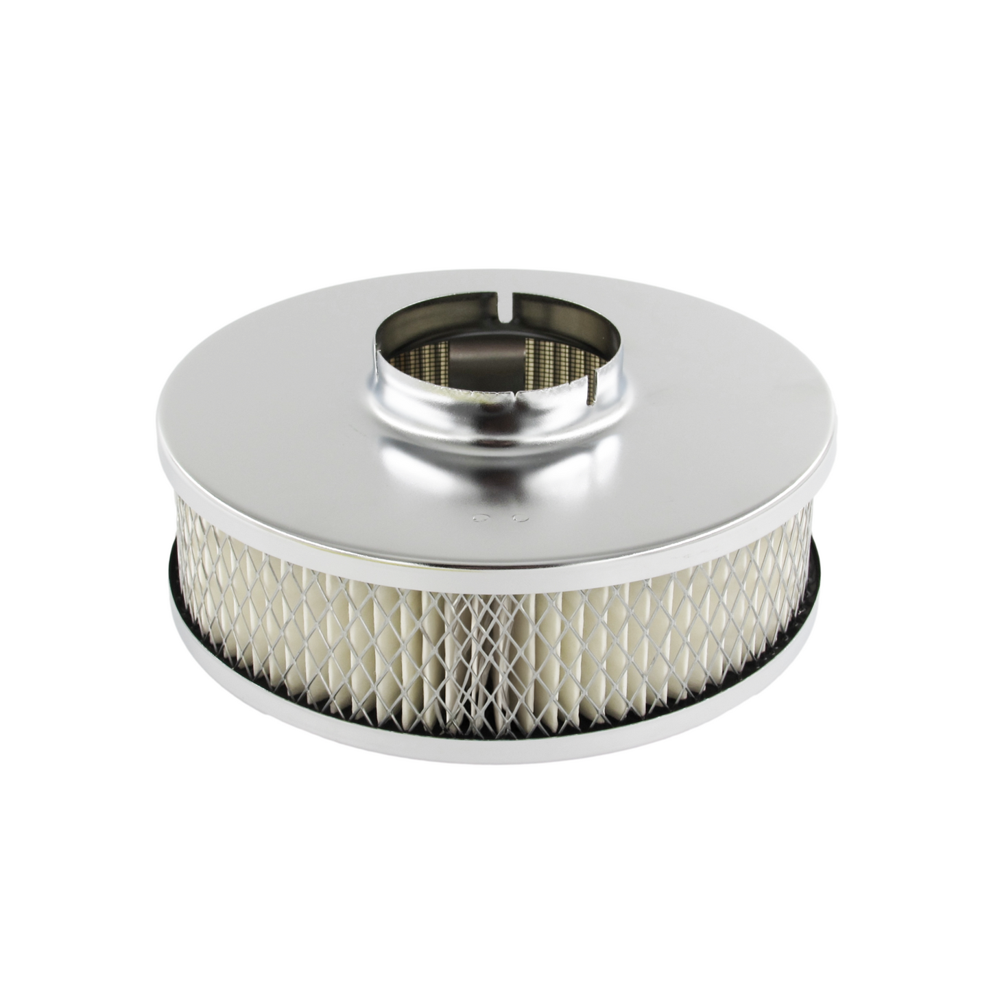 Speco 6-3/8" x 2" Inch Chrome Air Cleaner with 2-5/16" Neck suit Stromberg Carburettor Holden 6