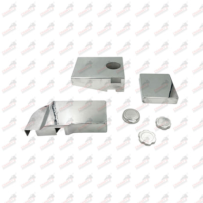 Ford FG XR6 Six Piece Polished Aluminium Engine Dress-Up Kit Fuse ECU Coolant Caps