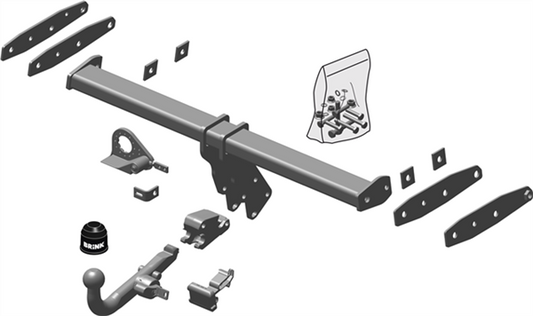 Brink Towbar European for Volvo Xc60 (05/2008 - 03/2017)