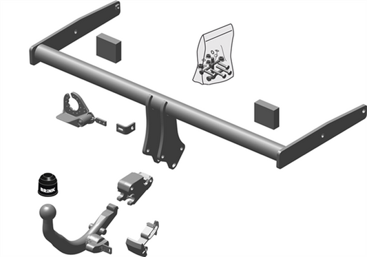 Brink Towbar European for Audi A1 (11/2014 - 10/2018)