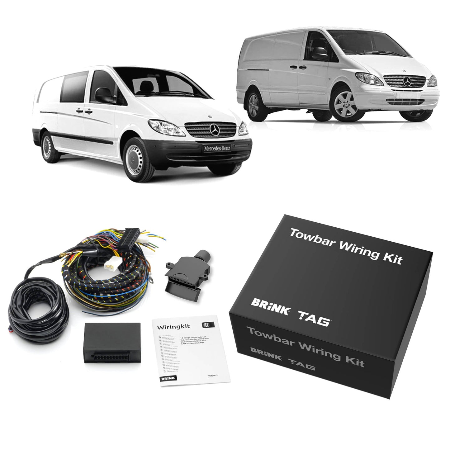 TAG Heavy Duty Towbar & Direct Fit Wiring for Mercedes Benz Vito Van 447 Series (116 & 119 Variant) (03/2015 - On)