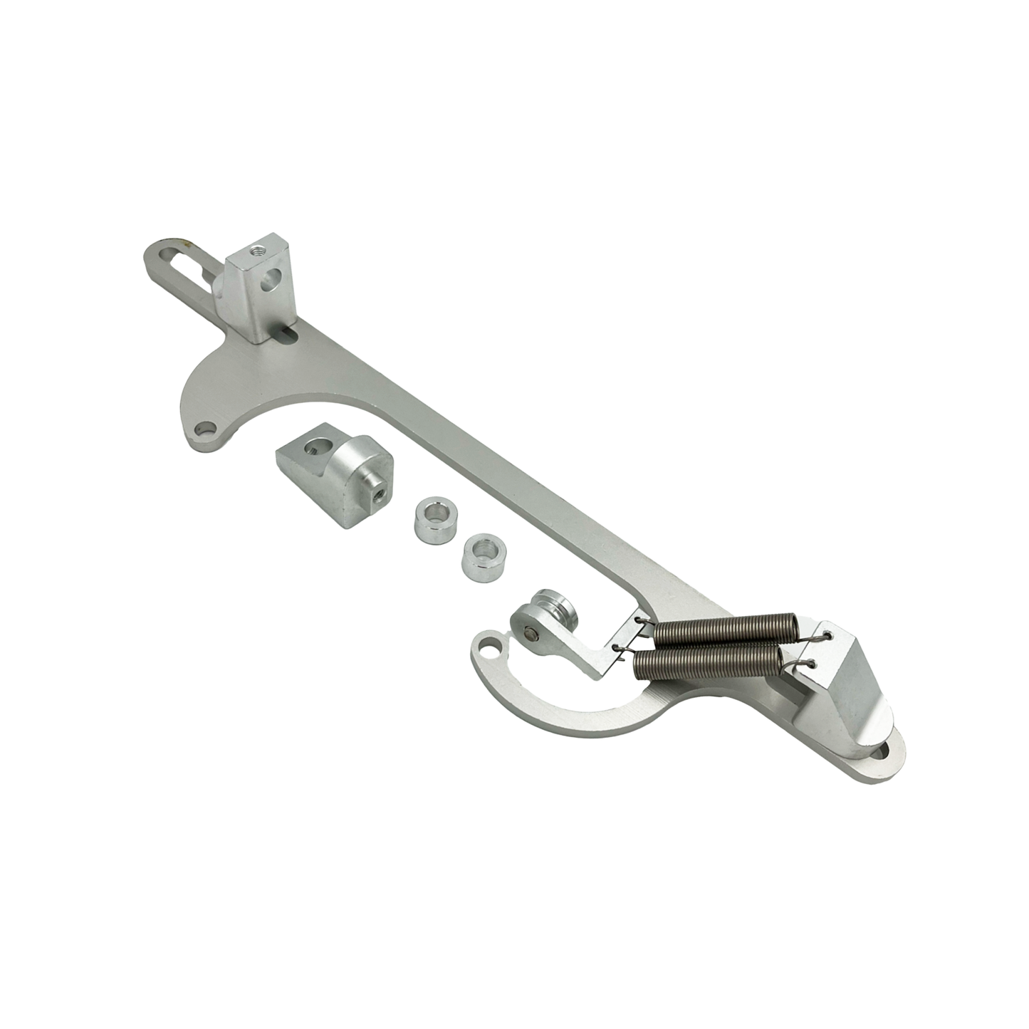 Holley 650 750 Silver Carburettor Throttle Cable Bracket 4150 Holley Double Pumper