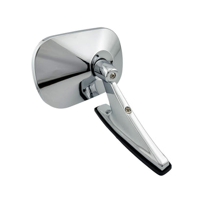 Caretti Pair Rectangle Side Mirrors Chrome Classic Vintage Fender / Door Mirror Roberk 370