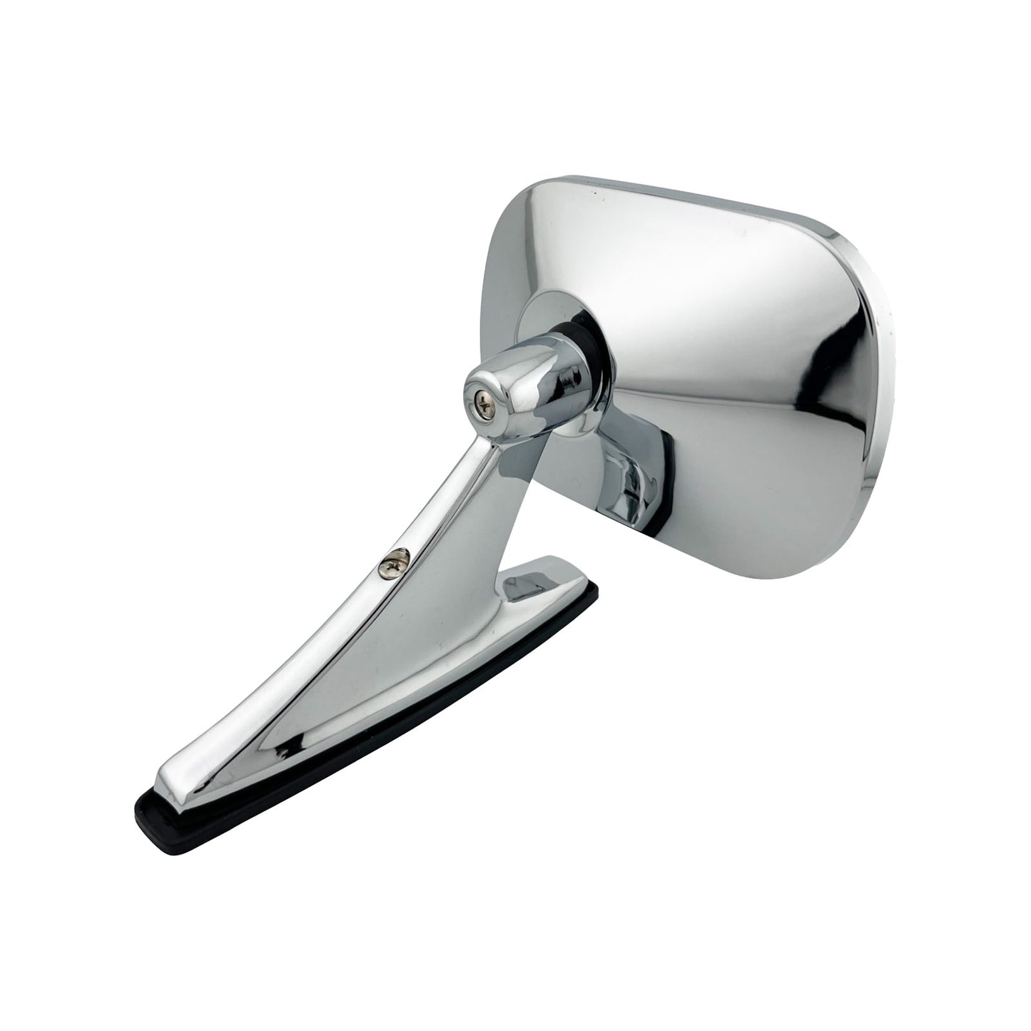 Caretti Pair Rectangle Side Mirrors Chrome Classic Vintage Fender / Door Mirror Roberk 370