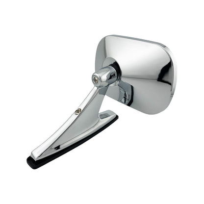 Caretti Pair Rectangle Side Mirrors Chrome Classic Vintage Fender / Door Mirror Roberk 370