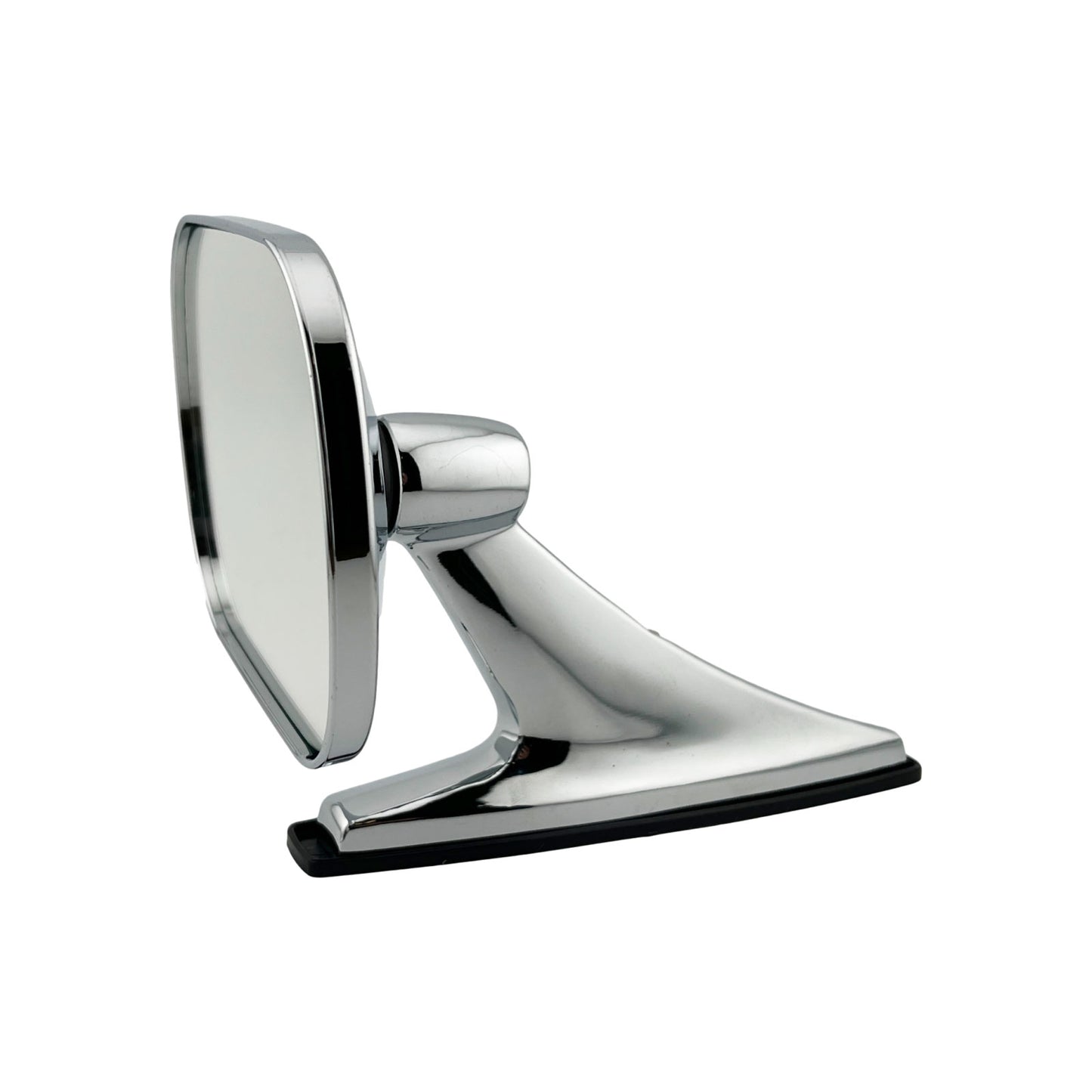 Caretti Pair Rectangle Side Mirrors Chrome Classic Vintage Fender / Door Mirror Roberk 370