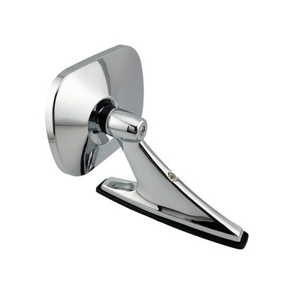 Caretti Rectangle Side Mirror Chrome Classic Vintage Fender / Door Mirror Roberk 370