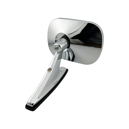 Caretti Rectangle Side Mirror Chrome Classic Vintage Fender / Door Mirror Roberk 370