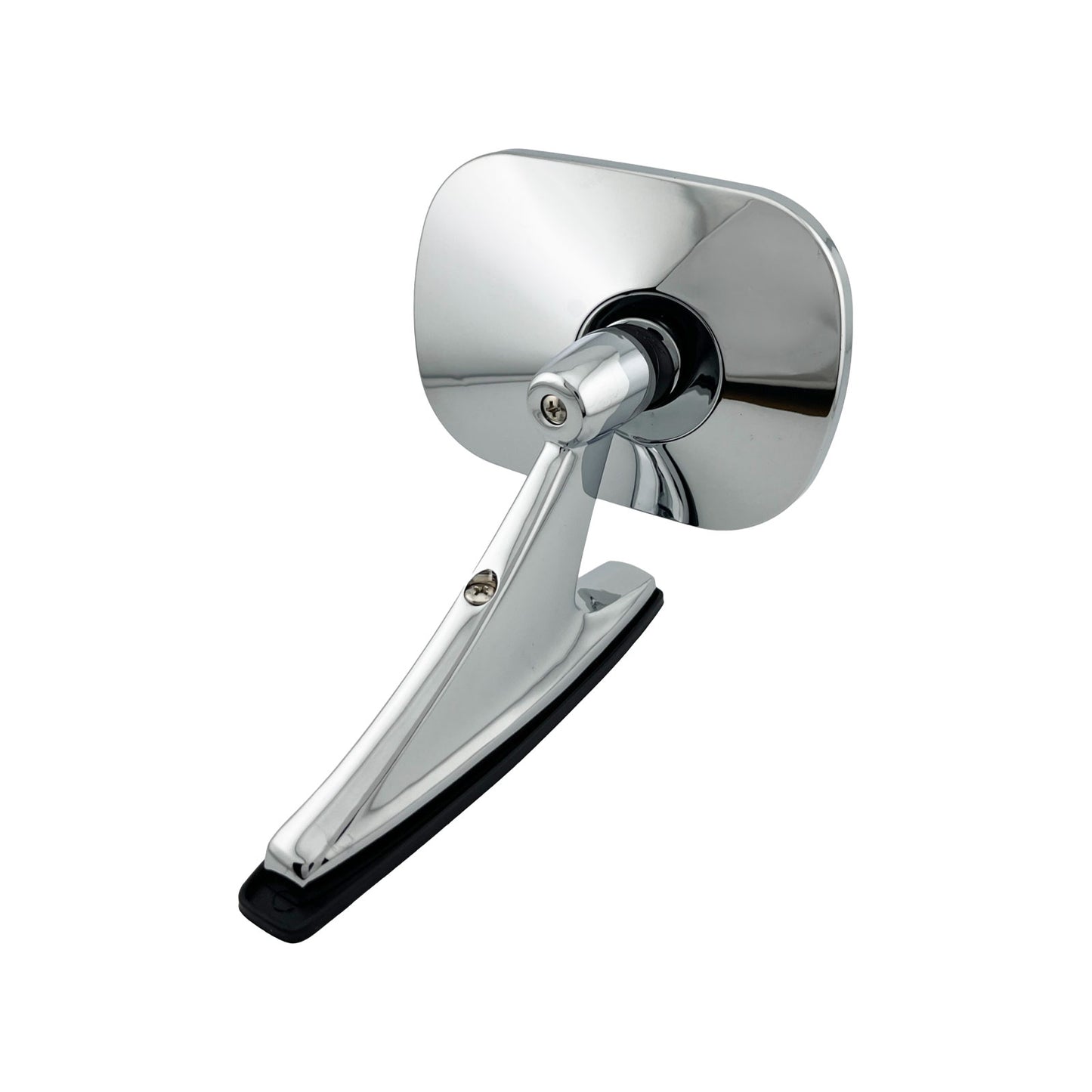 Caretti Rectangle Side Mirror Chrome Classic Vintage Fender / Door Mirror Roberk 370