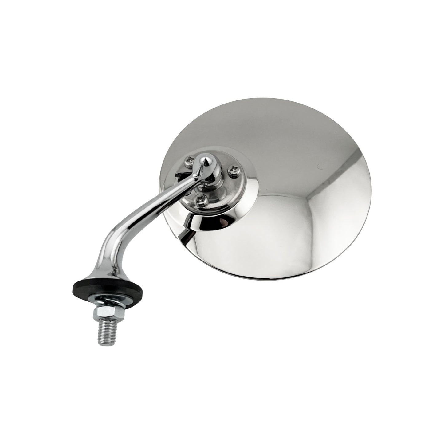 Caretti 4" Fender Wing Mirror Lucas Style Chrome Left Hand British Classic