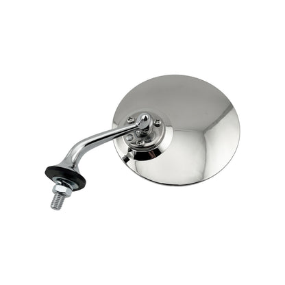 Caretti 4" Fender Wing Mirror Lucas Style Chrome Left Hand British Classic