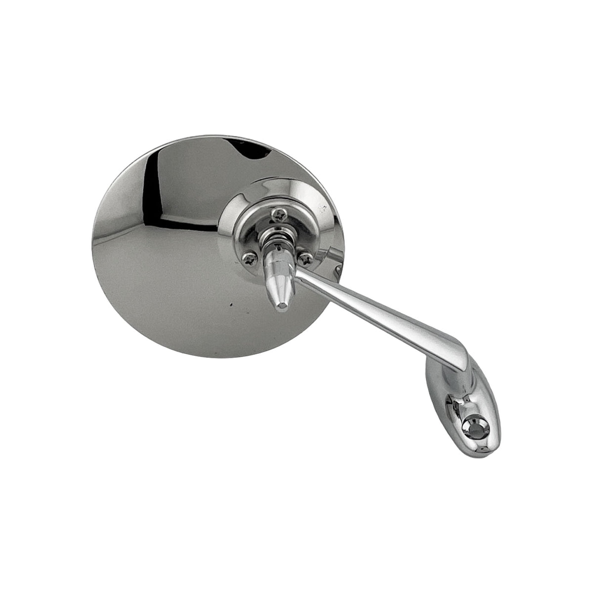 Caretti Chrome Round Wing Mirror Universal Hot Round British Classic Lucas Styling