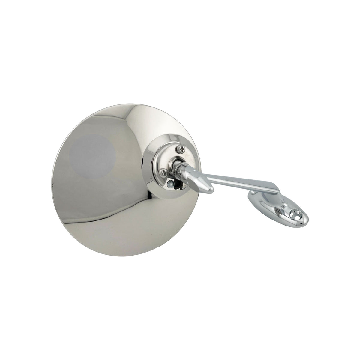 Caretti Chrome Round Wing Mirror Universal Hot Round British Classic Lucas Styling