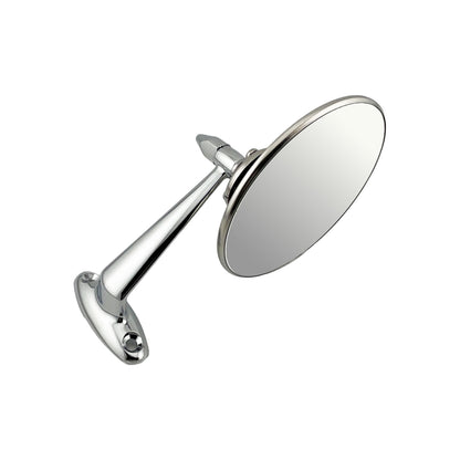 Caretti Chrome Round Wing Mirror Universal Hot Round British Classic Lucas Styling