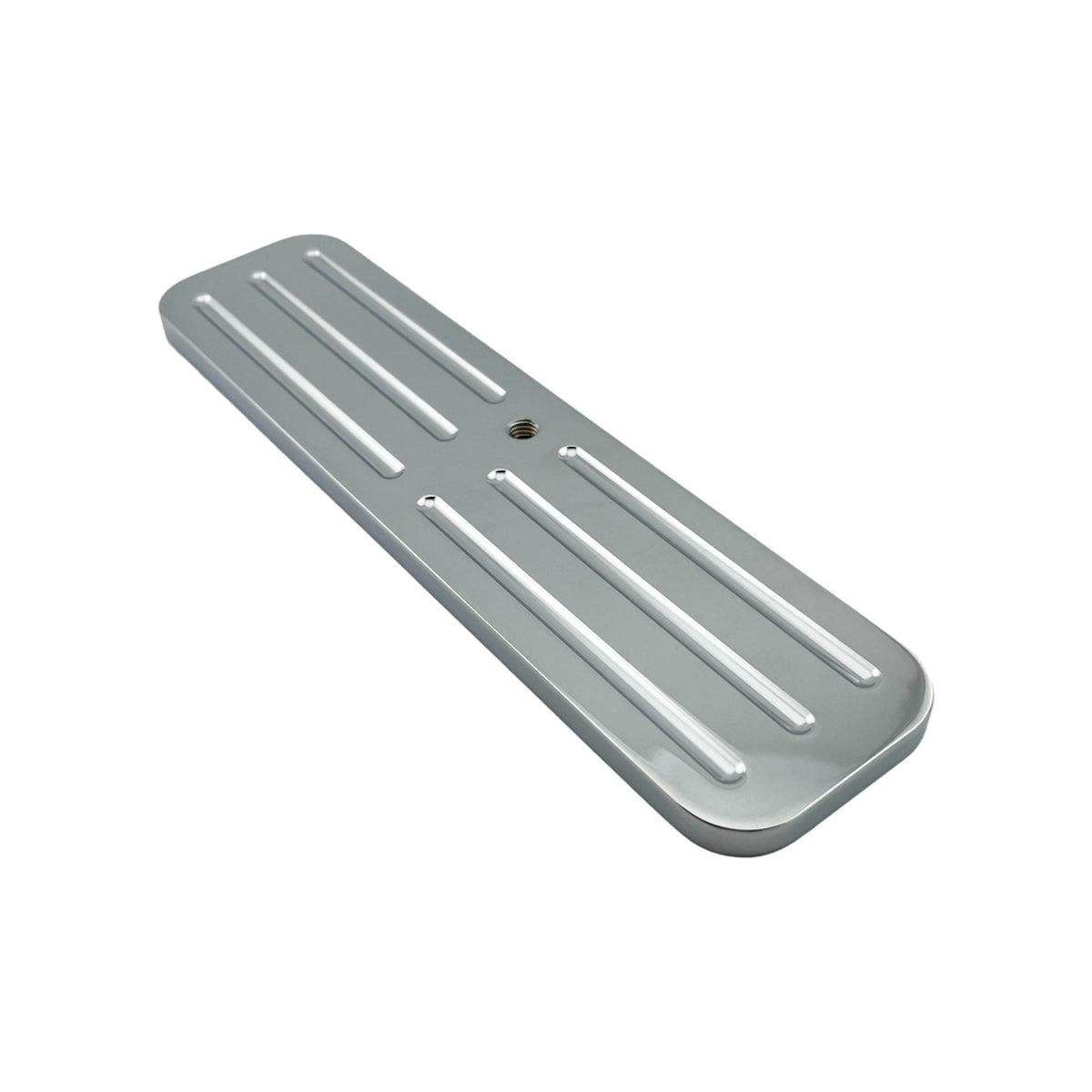 Caretti Slimline Rearview Mirror Chrome Billet Aluminium Rectangular Milled Hot Rod