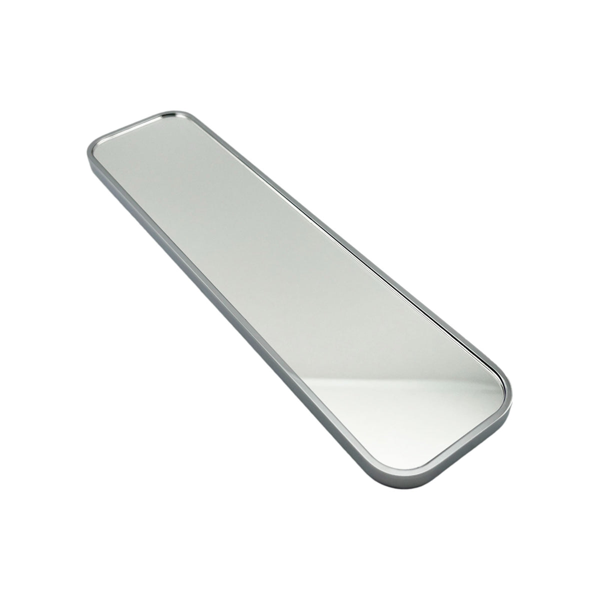 Caretti Slimline Rearview Mirror Chrome Billet Aluminium Rectangular Milled Hot Rod