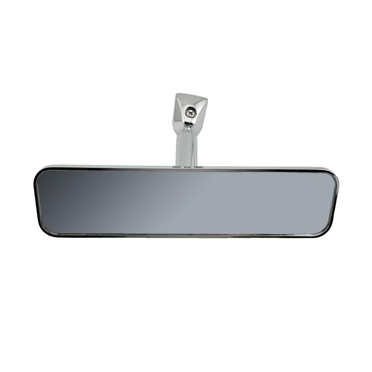 Caretti Slimline Rearview Mirror Chrome Billet Aluminium Rectangular Milled Hot Rod
